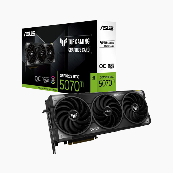 کارت گرافیک ایسوس TUF Gaming GeForce RTX 5070 Ti 16GB GDDR7 OC Edition